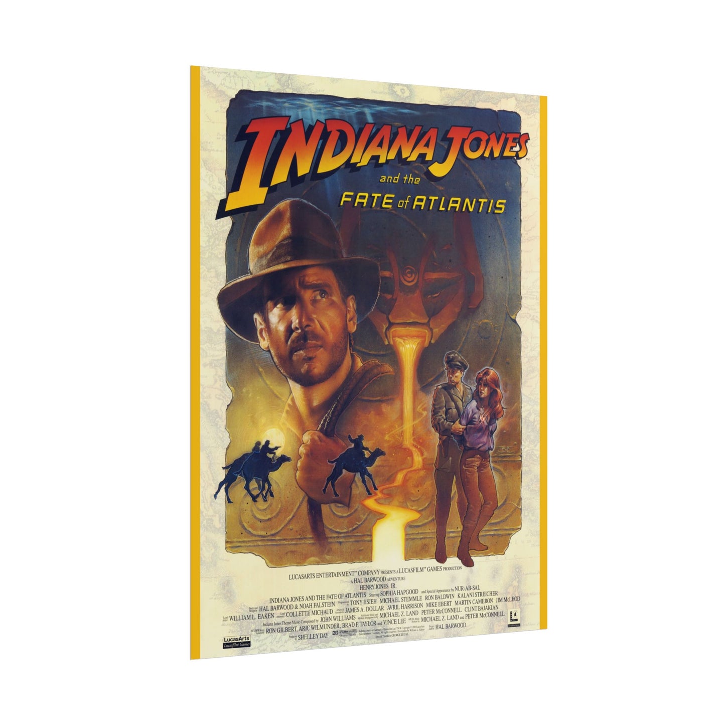 Indiana Jones Faith of Atlantis Rolled Poster