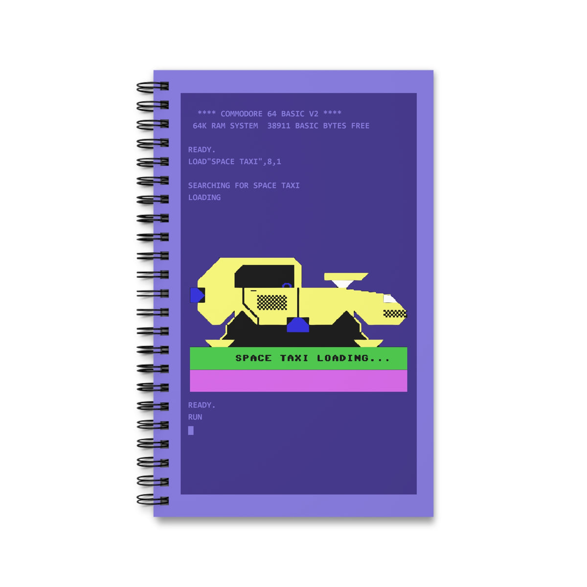 Space Taxi - Notitieboek Printify