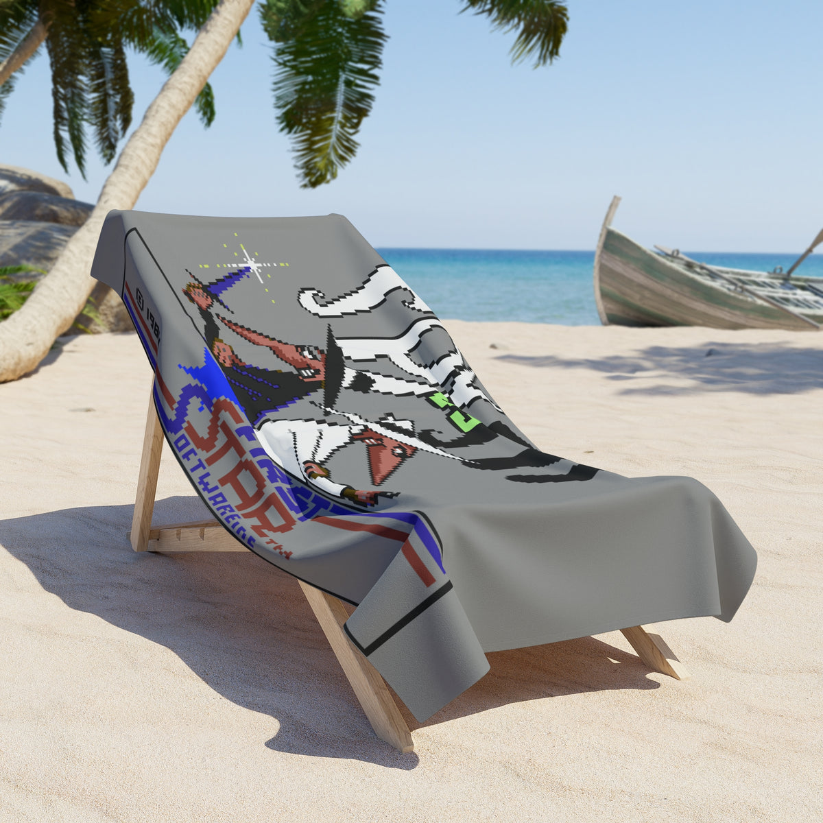 Spy vs Spy - Handdoek Printify