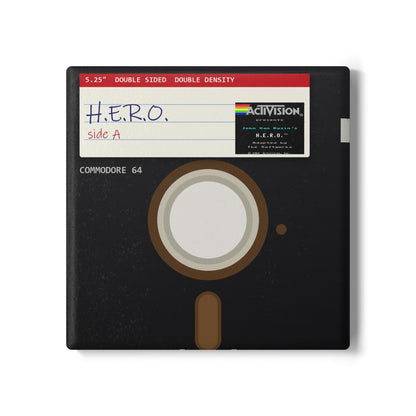 H.E.R.O. - Floppy Onderzetter Printify