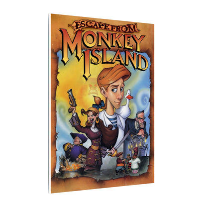 Escape from Monkey Island - Canvas Printify