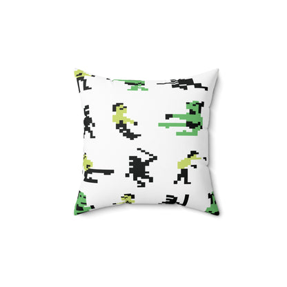 Bruce Lee Spun Polyester Square Pillow 