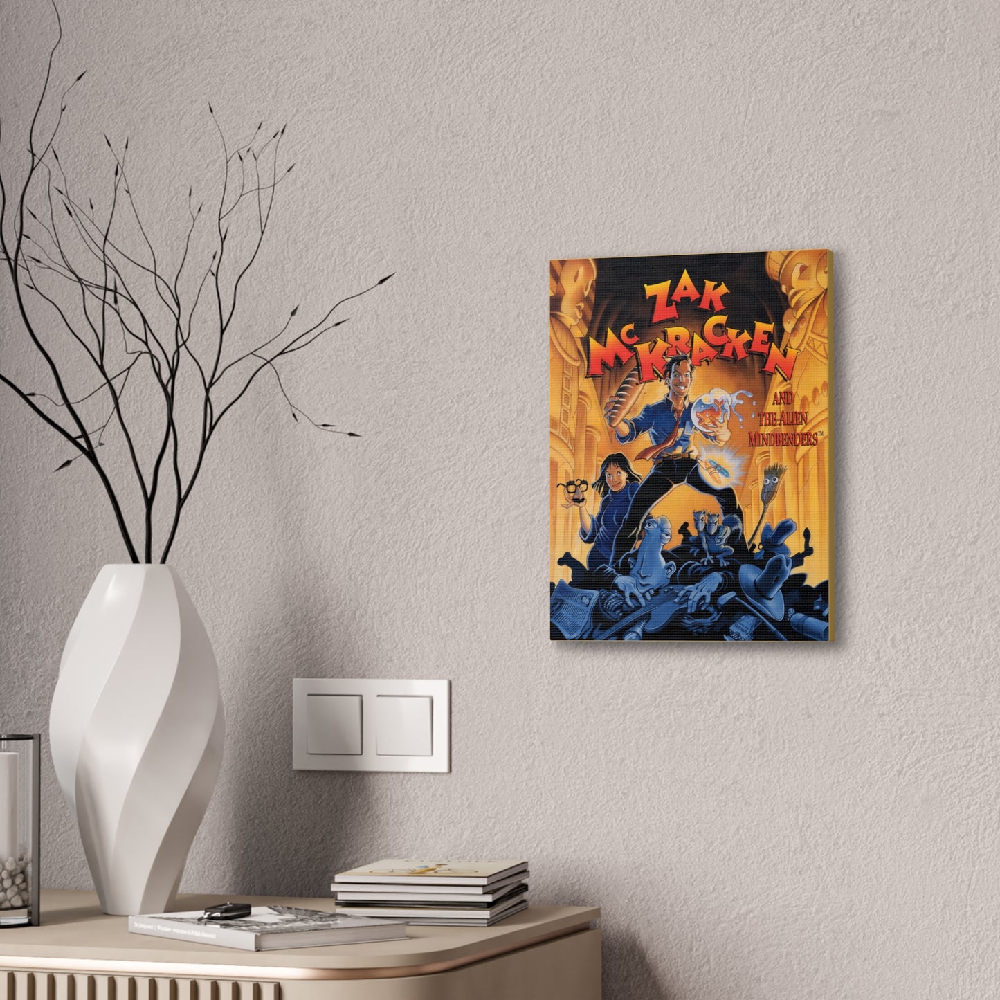 Zak McKracken Poster Canvas