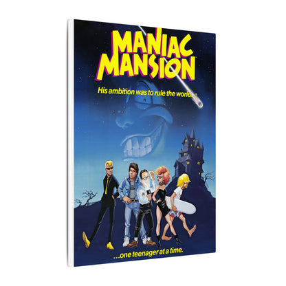 Maniac Mansion (originele tagline) - Canvas Printify