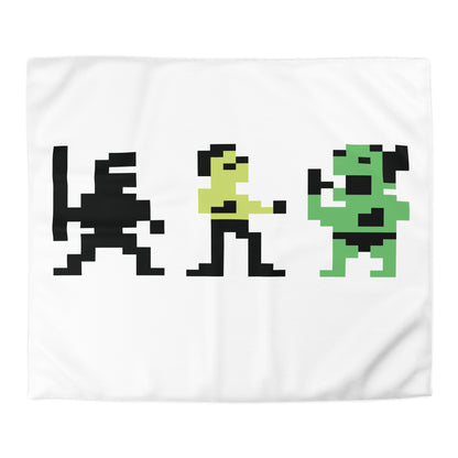 Bruce Lee Characters - Dekbedovertrek Printify