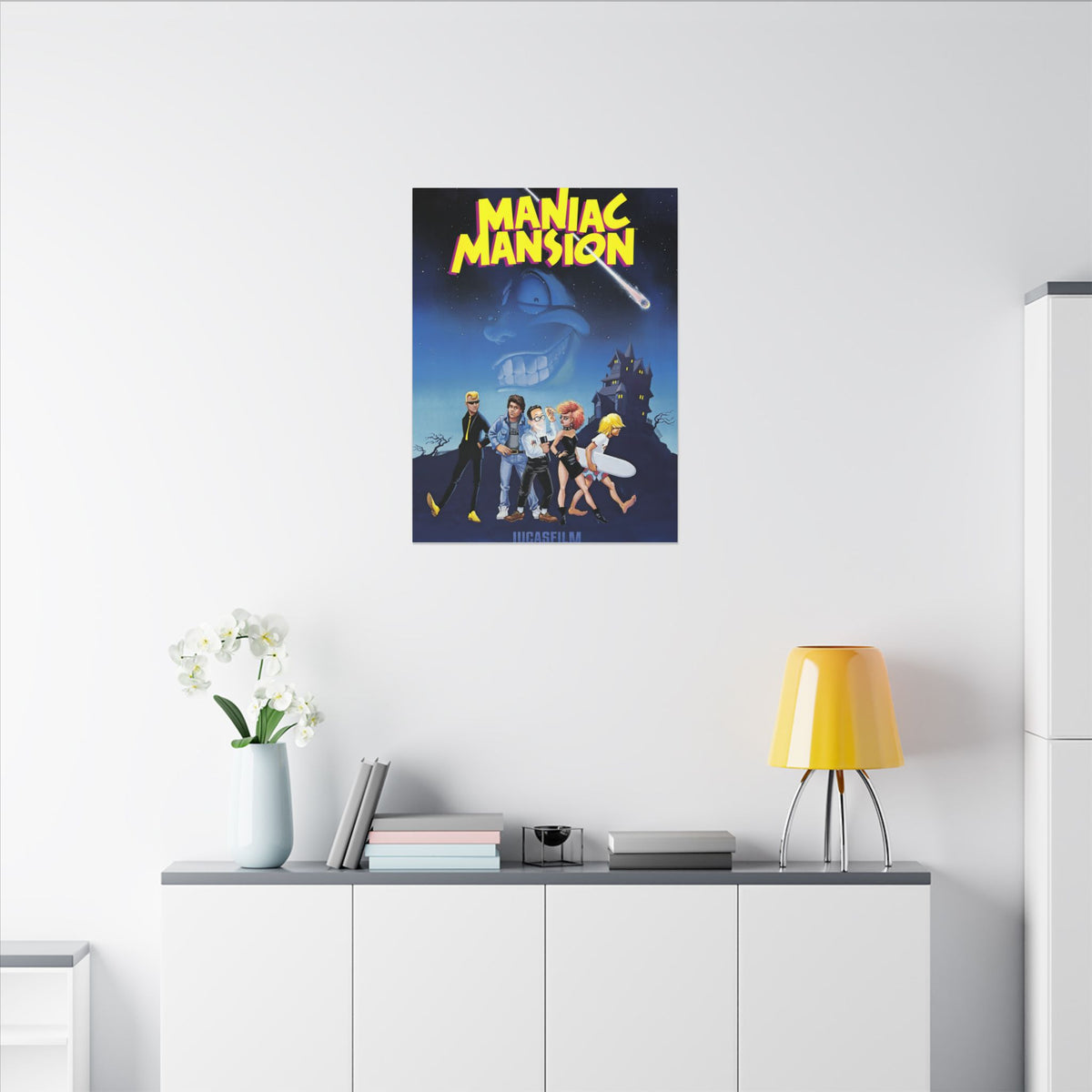 Maniac Mansion (Lucasfilm Games-logo) - Canvas Printify