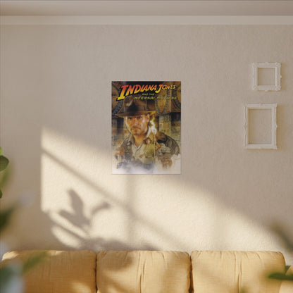 Indiana Jones and the Infernal Machine (logo boven) - Canvas Printify