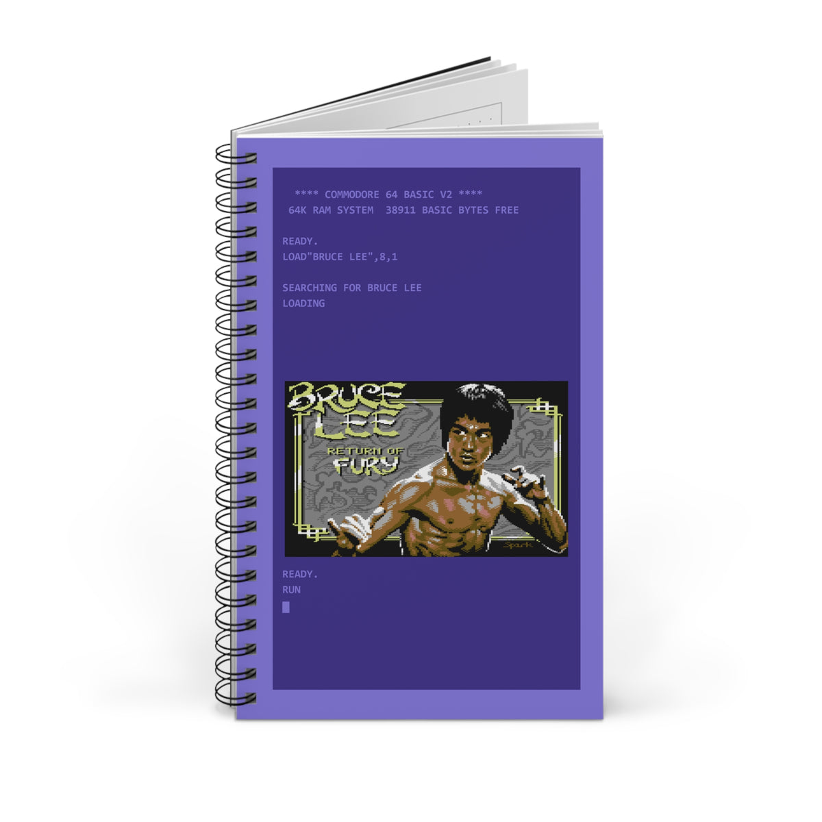 Bruce Lee: Return of Fury - Notitieboek Printify