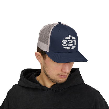 Paradroid 821 - Snapback Truckerpet Printify