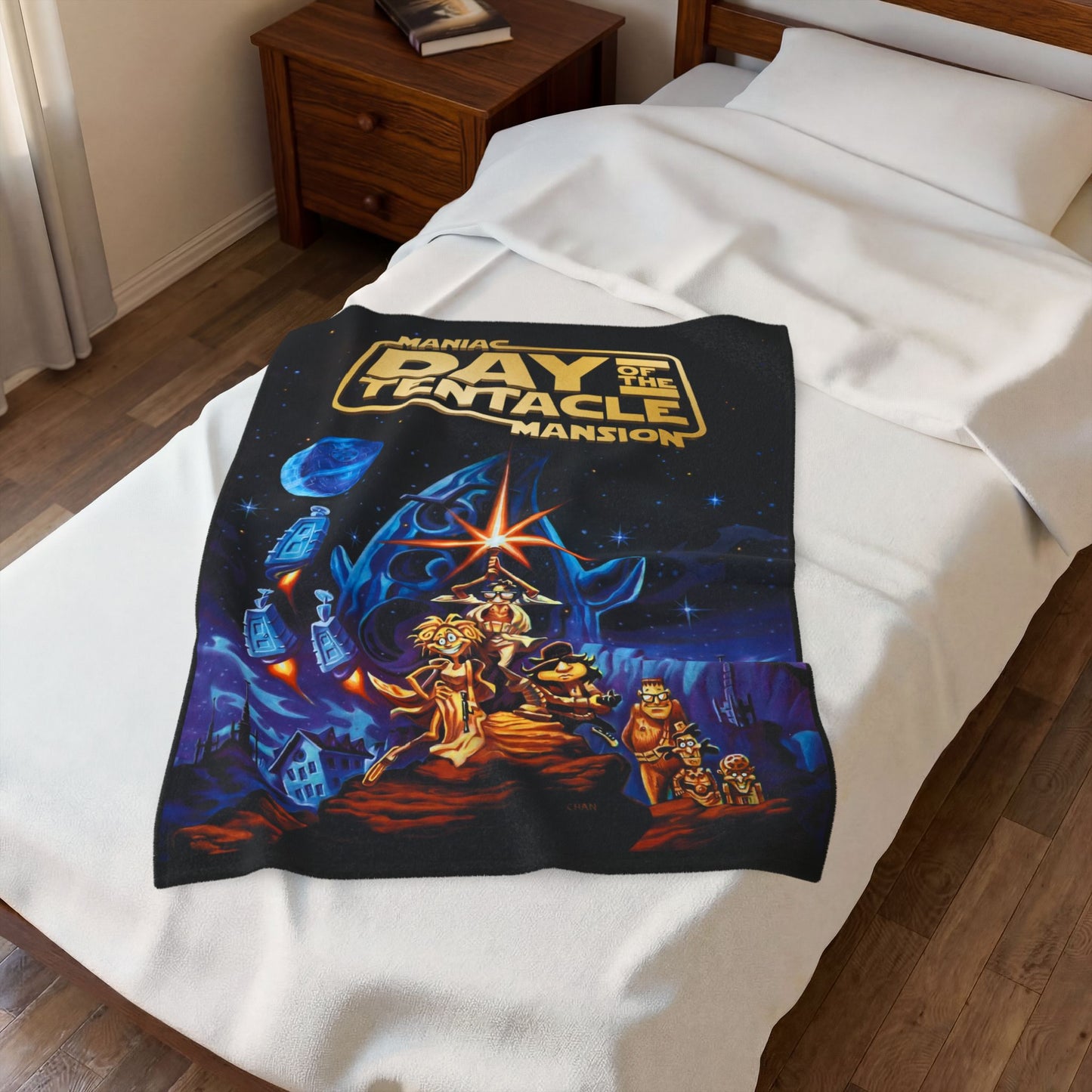 Star Wars Day of the Tentacle Plush Blanket
