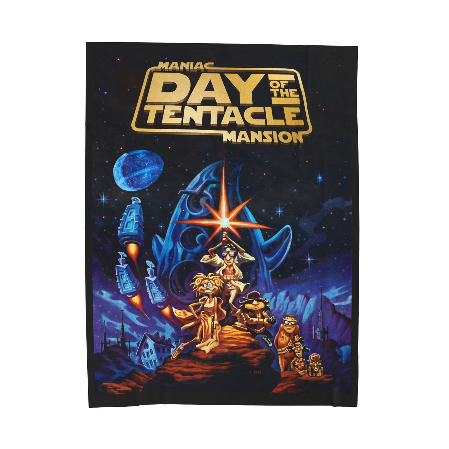 Star Wars Day of the Tentacle Plush Blanket