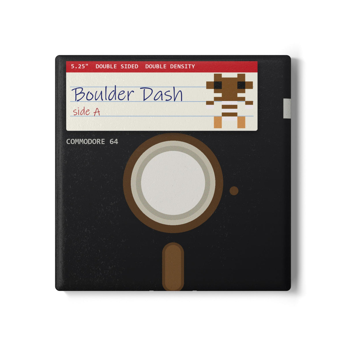 Boulder Dash - Floppy Onderzetter Printify