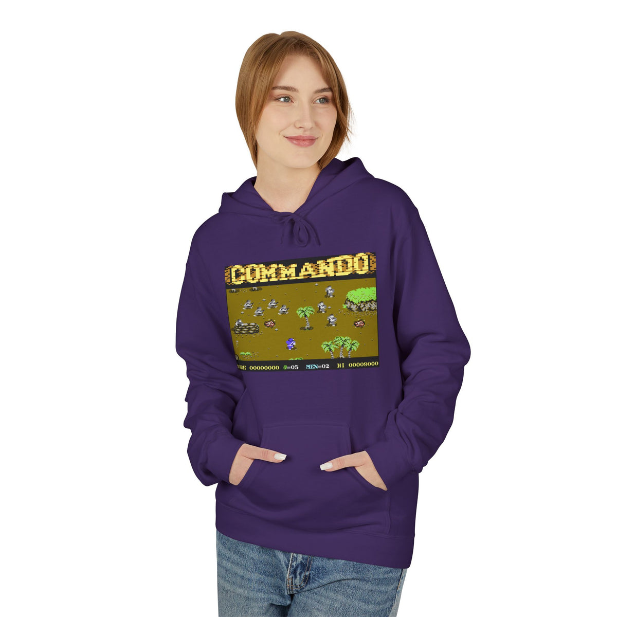 Commando - Hoodie Printify