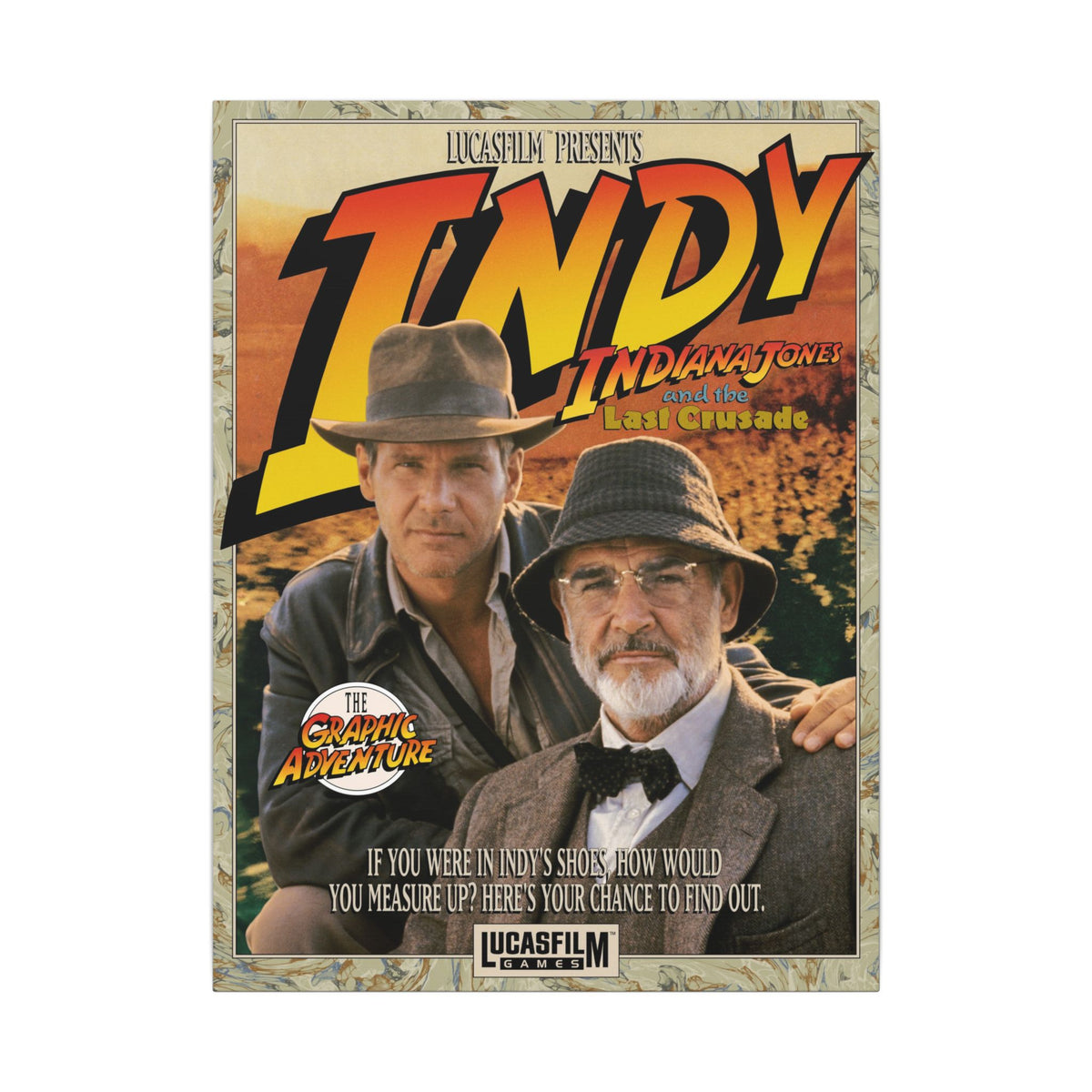 Indiana Jones and the Last Crusade: The Graphic Adventure - Canvas Printify
