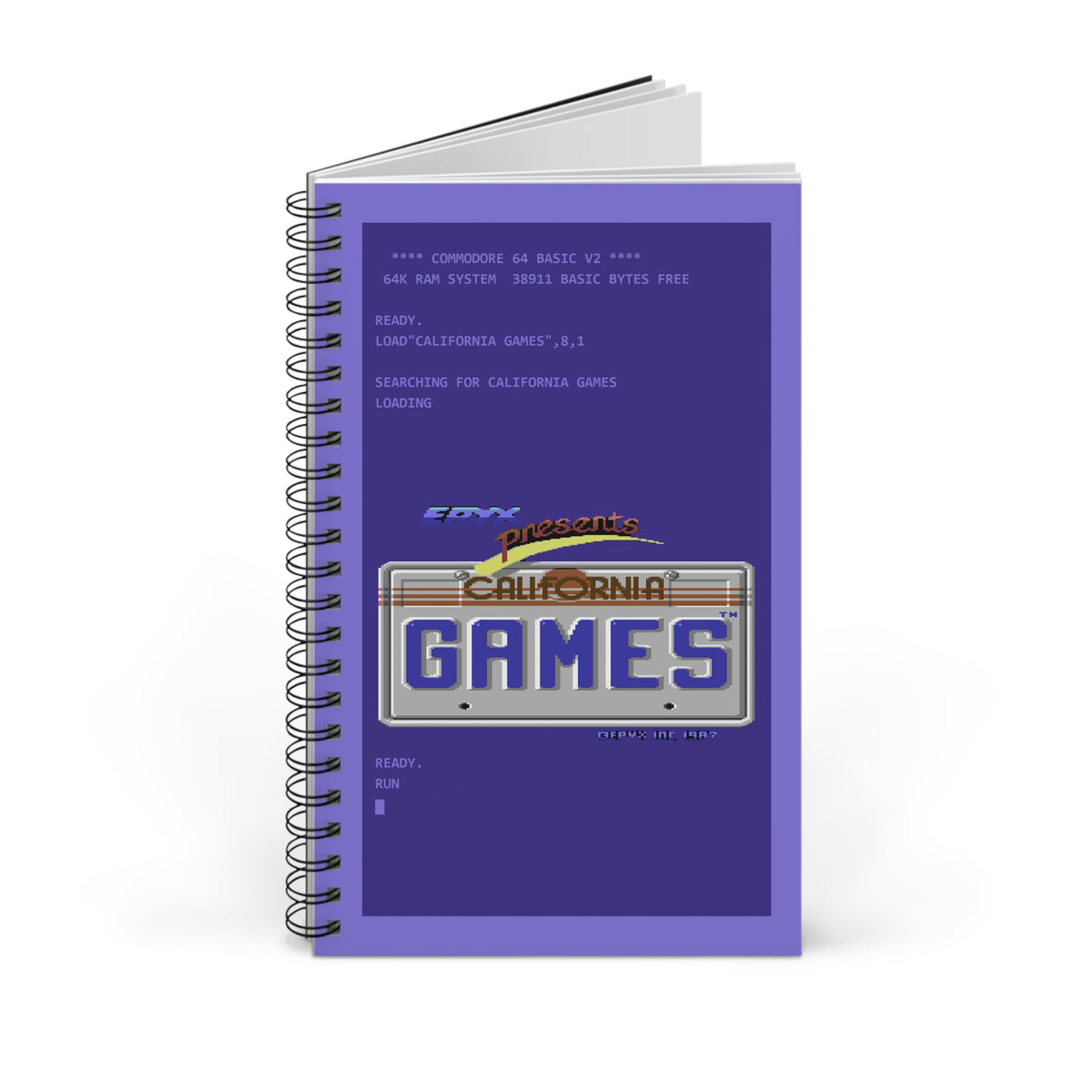 California Games - Notitieboek Printify