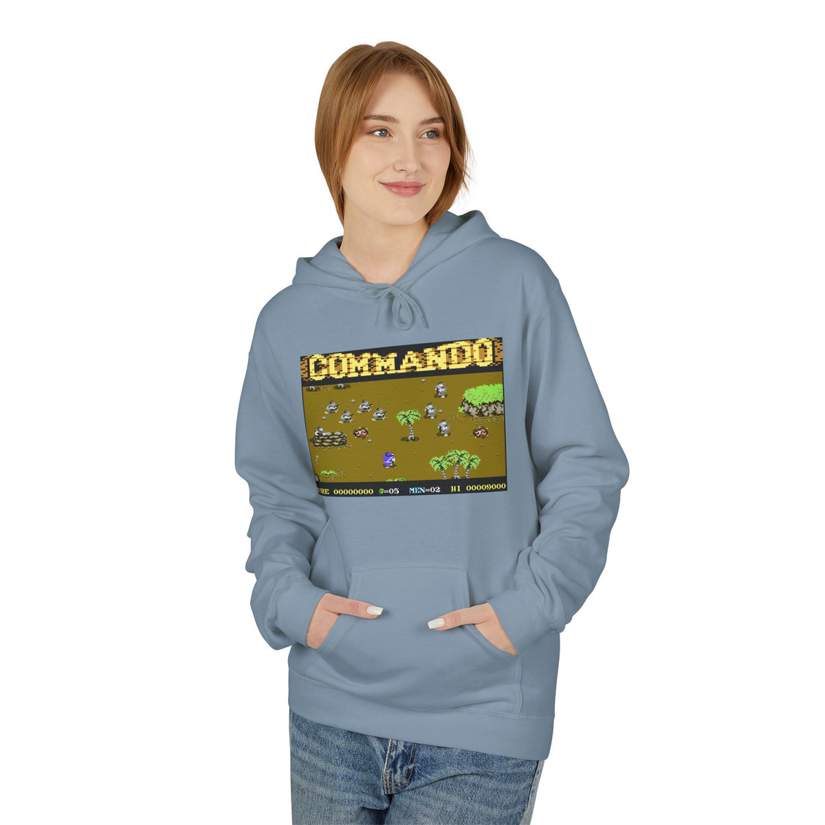 Commando - Hoodie Printify