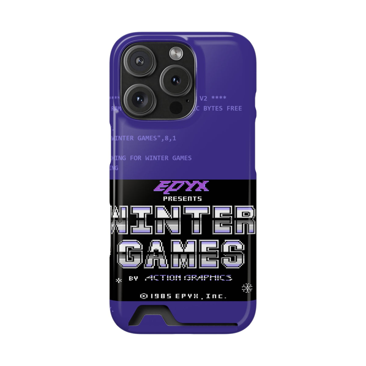 Winter Games - Telefoonhoesje Printify