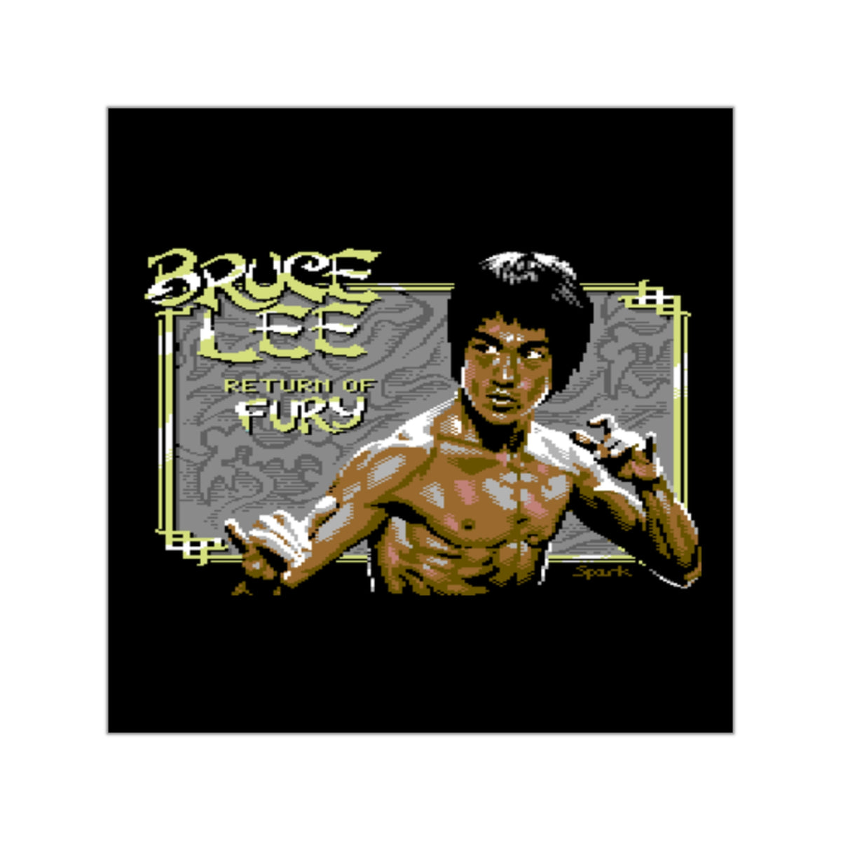 Bruce Lee: Return of Fury - Sticker Printify