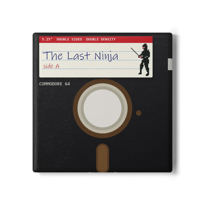 The Last Ninja - Floppy Onderzetter Printify