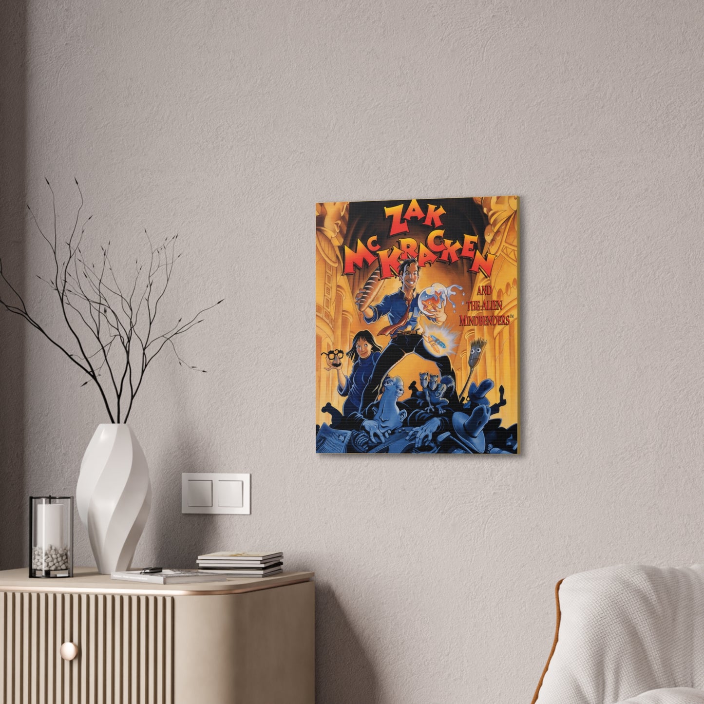 Zak McKracken Poster Canvas