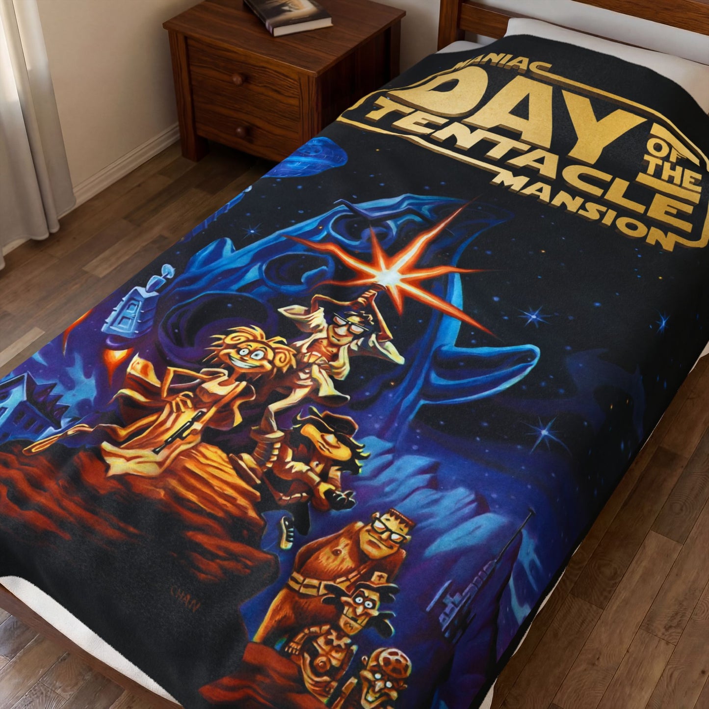 Star Wars Day of the Tentacle Plush Blanket