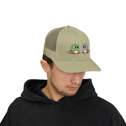 Bubble Bobble - Snapback Truckerpet Printify