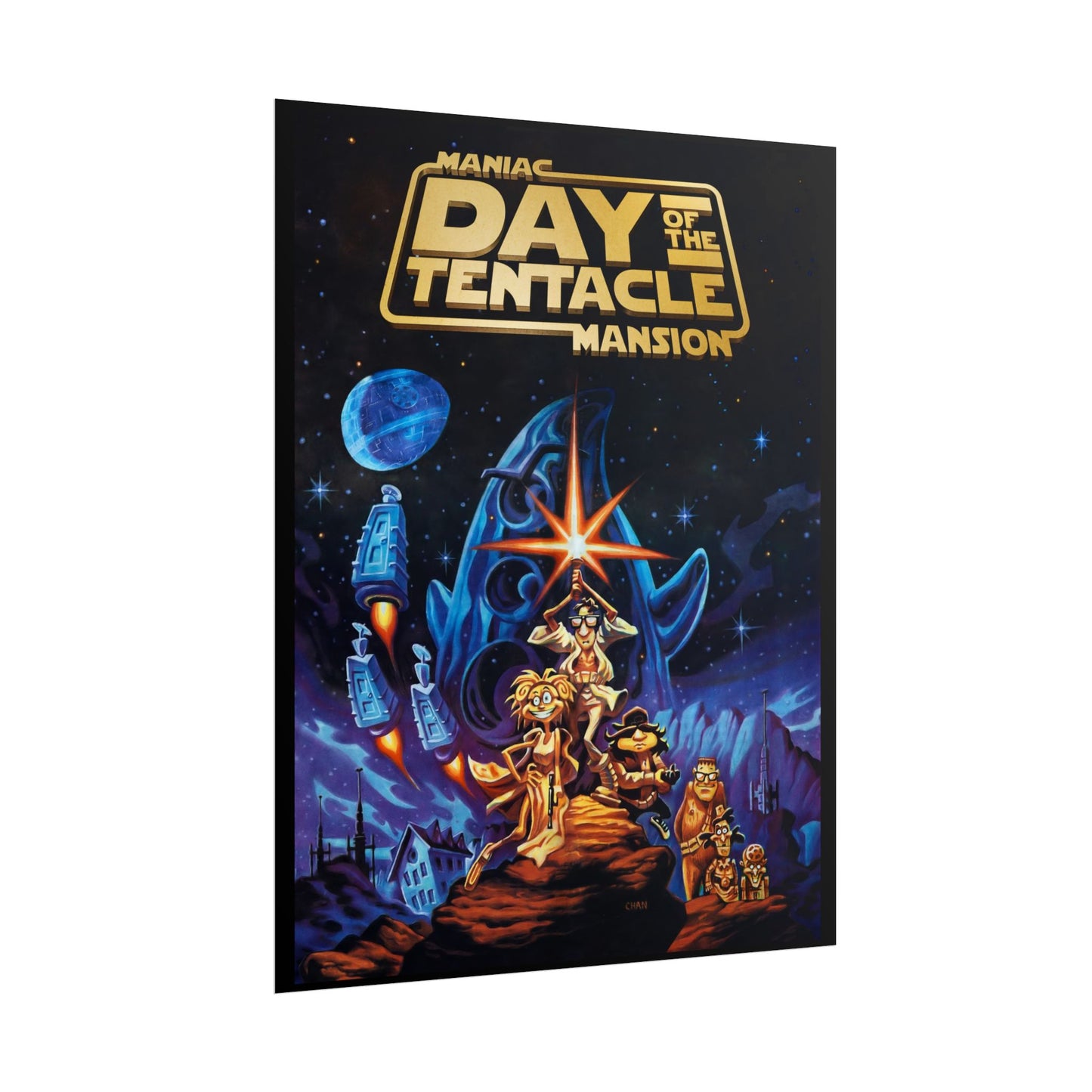 Day of the Tentacle Poster Star Wars