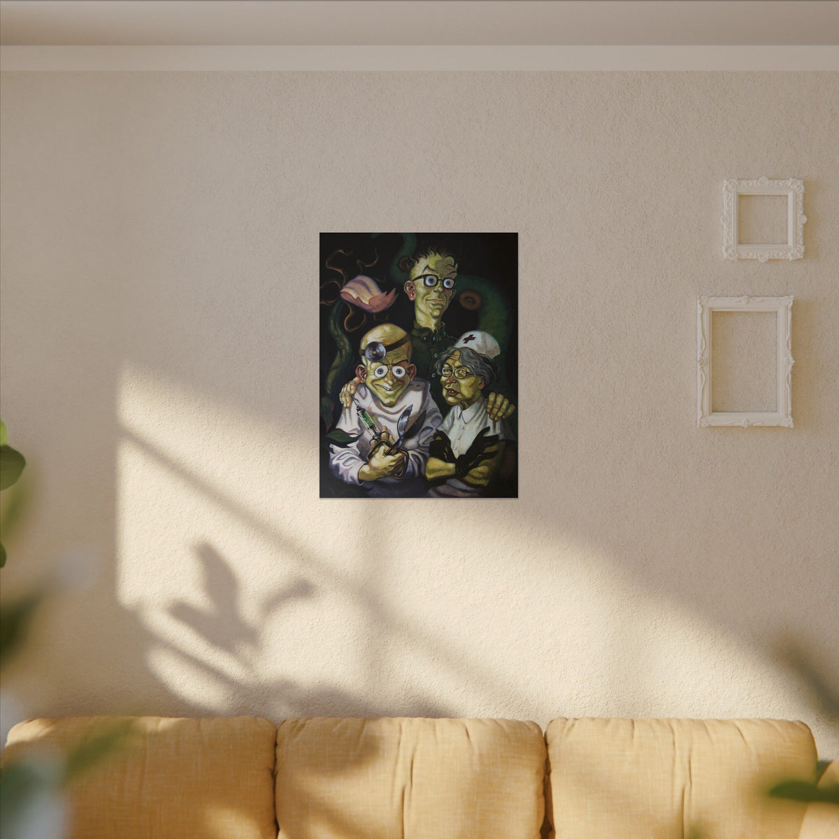 Maniac Mansion - Edison familieportret - Canvas Printify