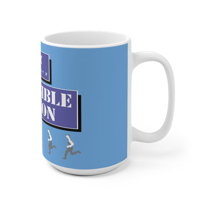 Impossible Mission Running Man Ceramic Mug (EU) Printify
