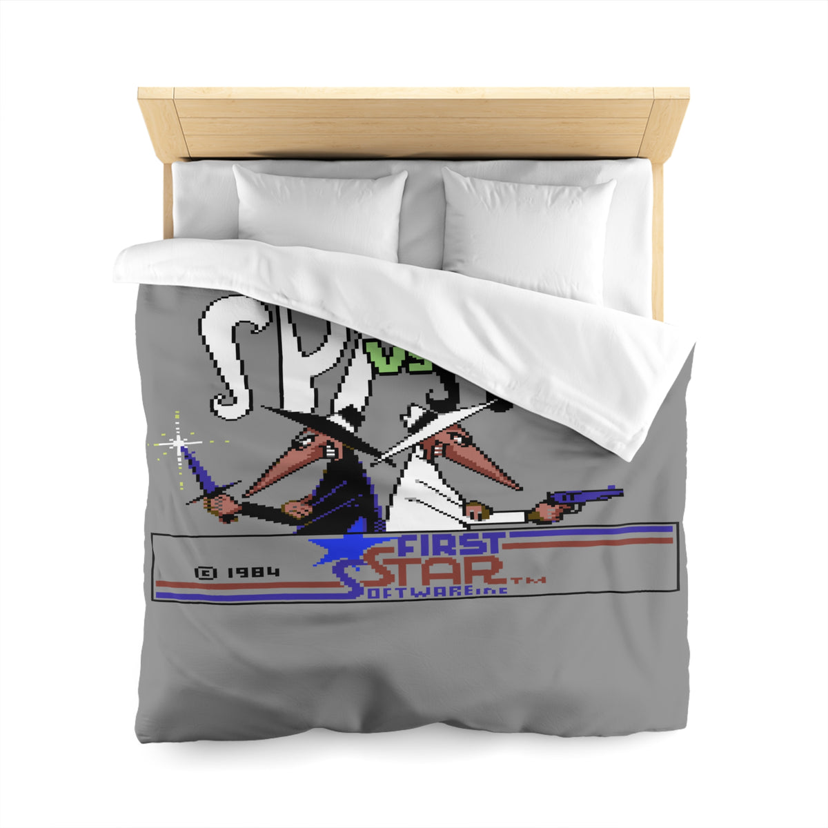 Spy vs Spy - Dekbedovertrek Printify