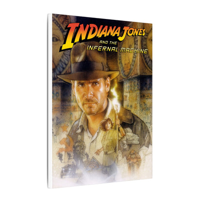 Indiana Jones and the Infernal Machine (logo boven) - Canvas Printify