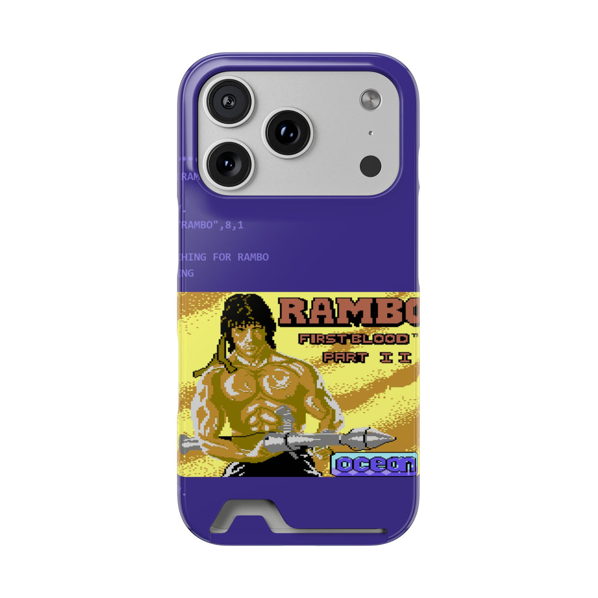 Rambo: First Blood Part II - Telefoonhoesje Printify
