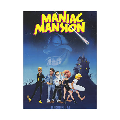 Maniac Mansion (Lucasfilm Games-logo) - Canvas Printify