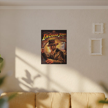 Indiana Jones and the Staff of Kings (met zweep) - Canvas Printify