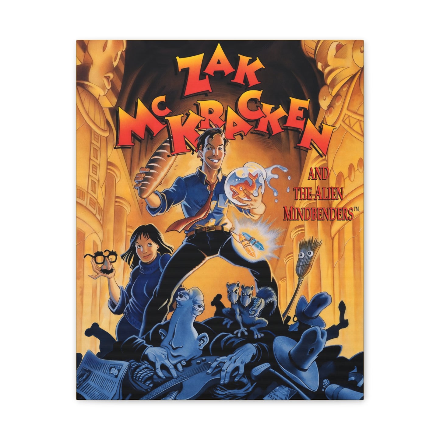 Zak McKracken Poster Canvas