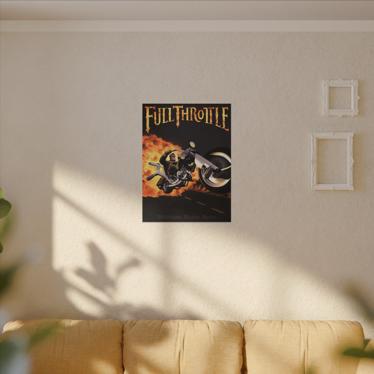 Full Throttle (met tagline) - Canvas Printify