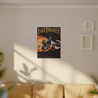 Full Throttle (met tagline) - Canvas Printify