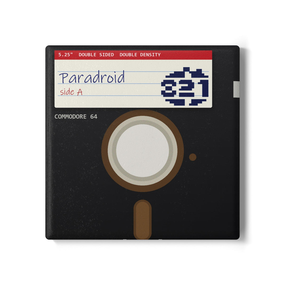 Paradroid - Floppy Onderzetter Printify