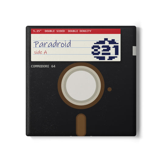 Paradroid - Floppy Onderzetter Printify