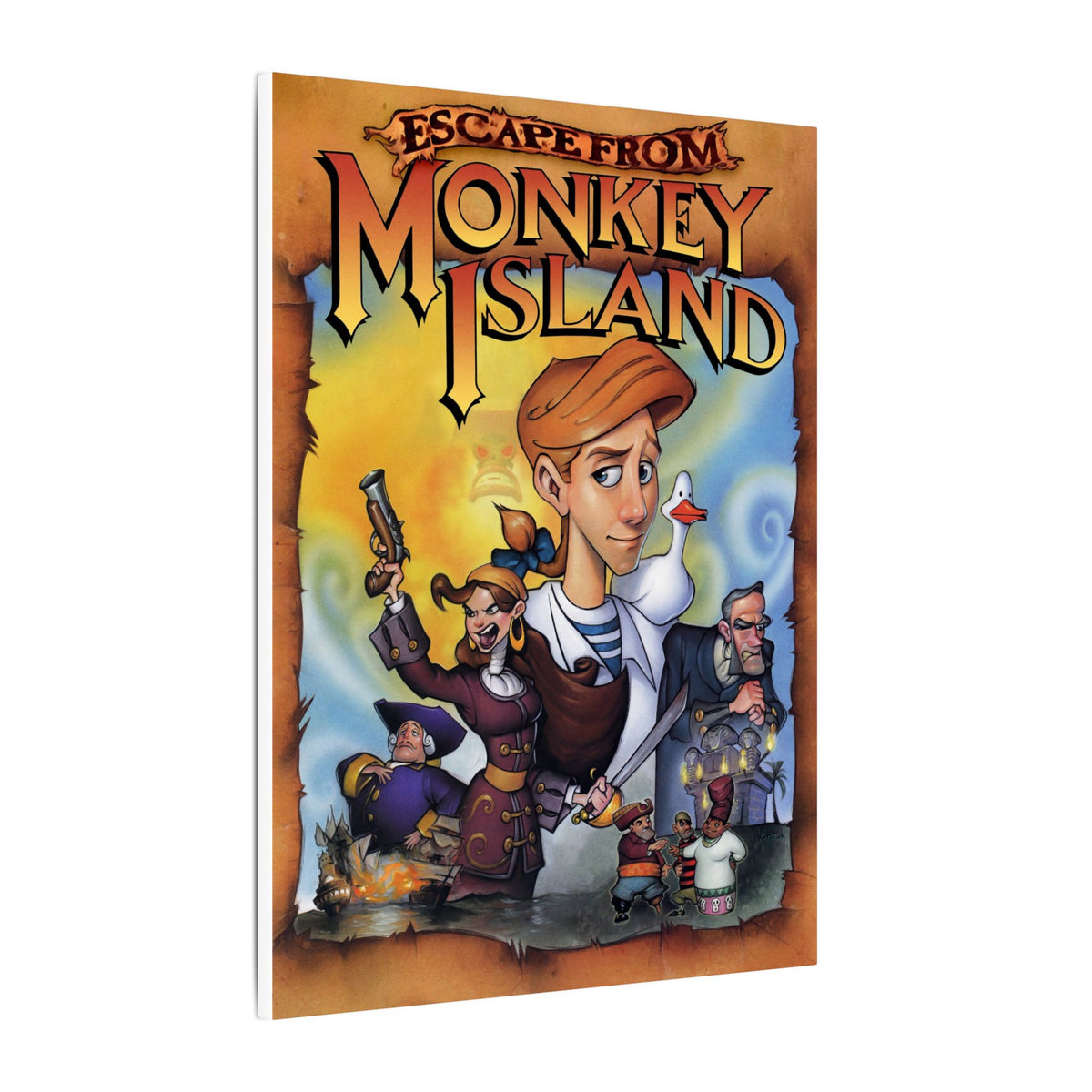 Escape from Monkey Island - Canvas Printify