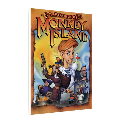 Escape from Monkey Island - Canvas Printify