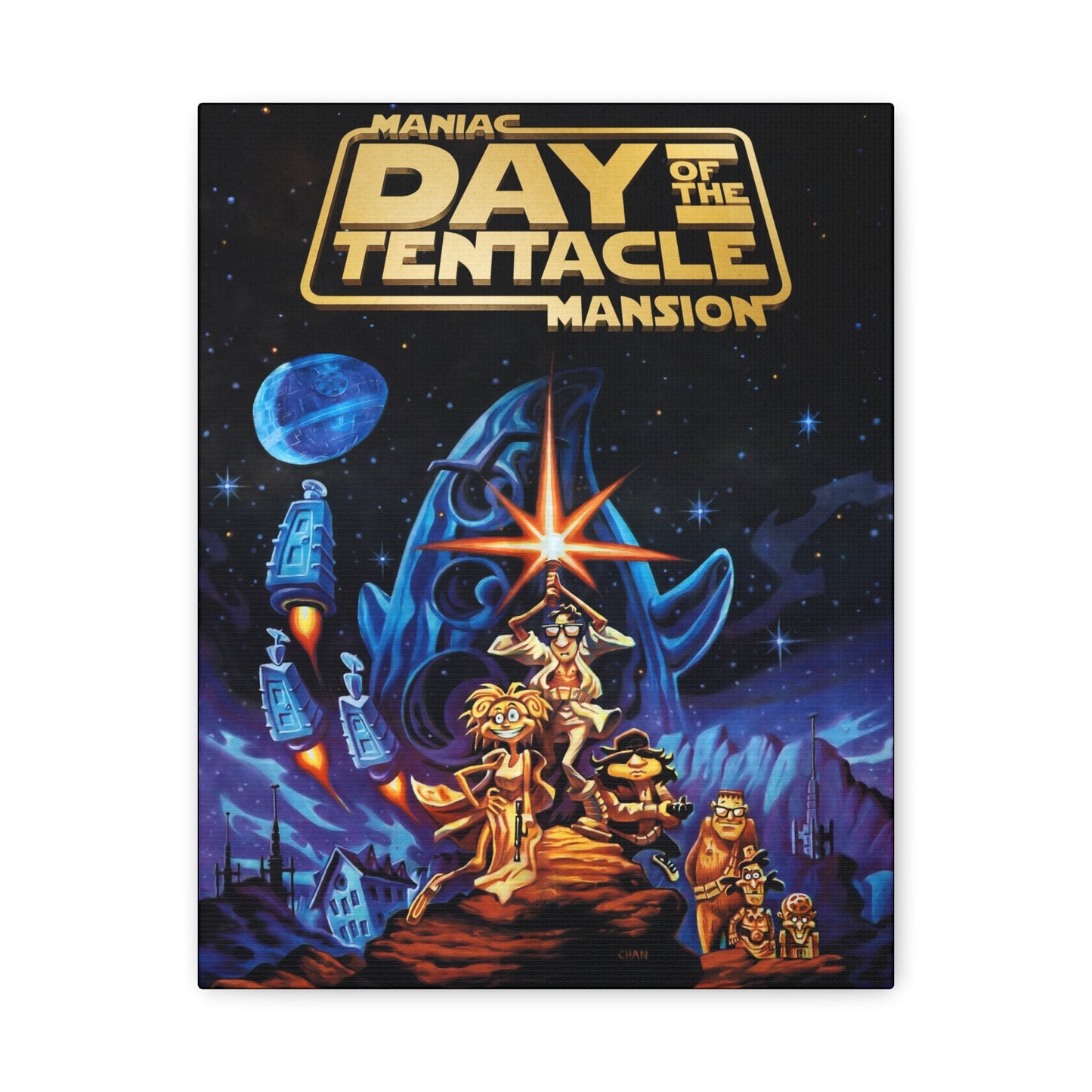 Day of the Tentacle Canvas Star Wars