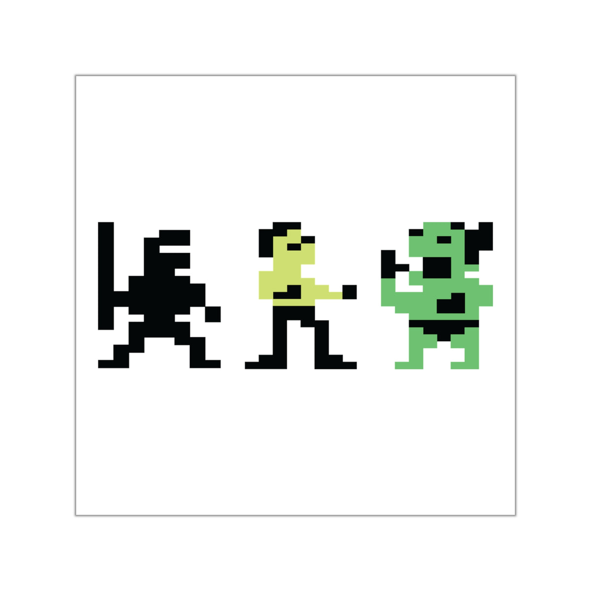 Bruce Lee Characters - Sticker Printify