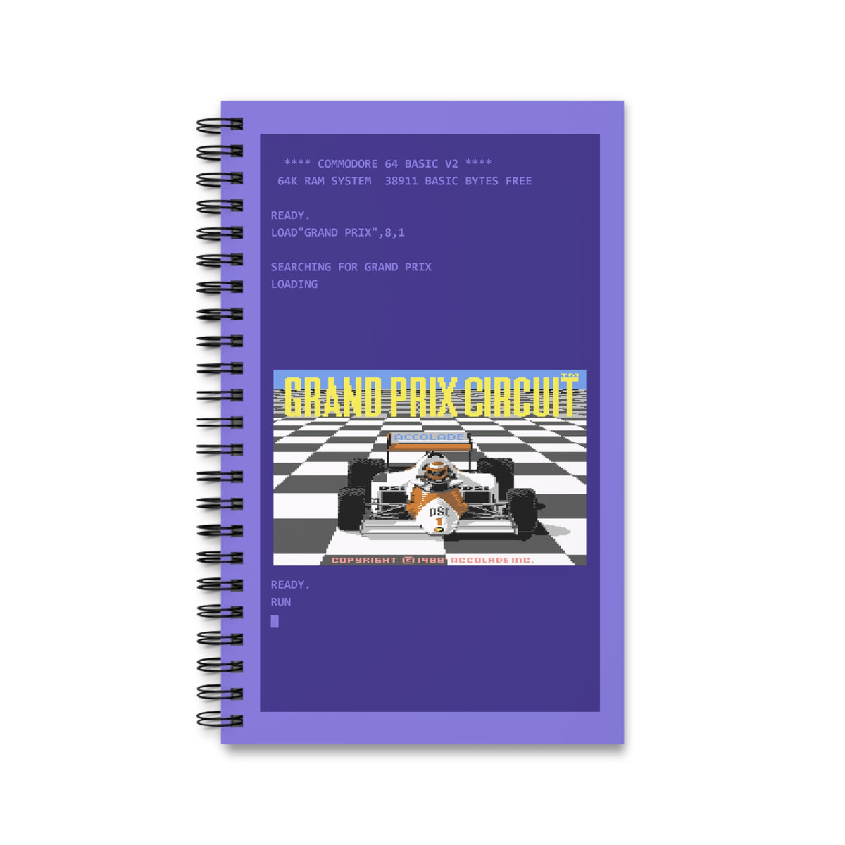Grand Prix Circuit - Notitieboek Printify