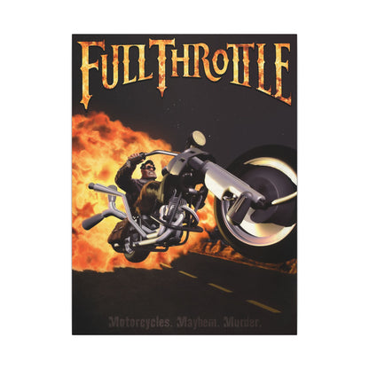 Full Throttle (met tagline) - Canvas Printify
