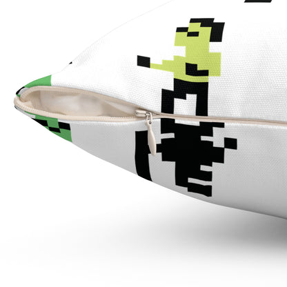 Bruce Lee Spun Polyester Square Pillow 