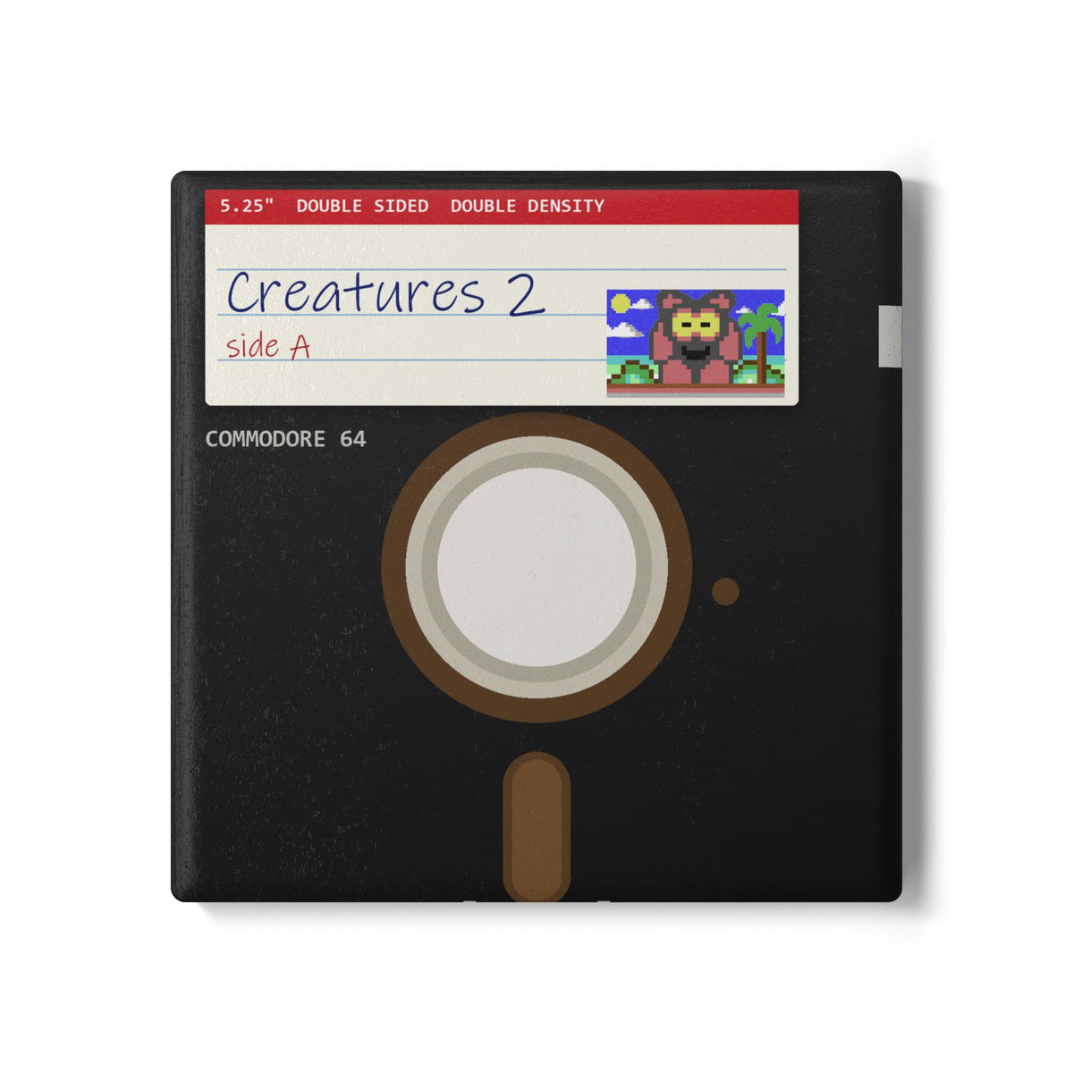 Creatures 2 - Floppy Onderzetter Printify