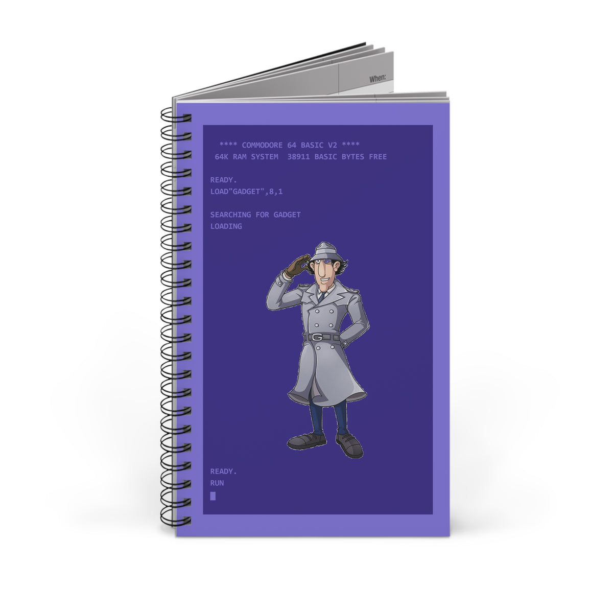 Inspector Gadget - Notitieboek Printify