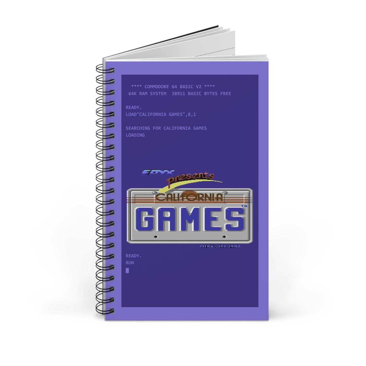 California Games - Notitieboek Printify