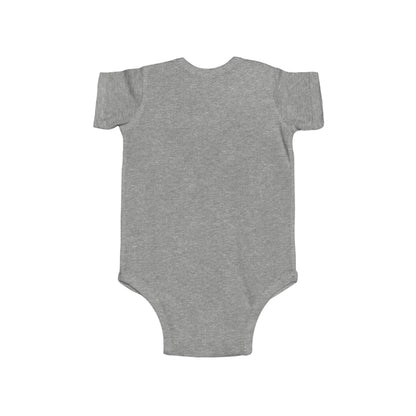 I love 8 Bit Infant Fine Jersey Bodysuit Printify